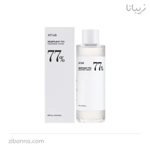 تونر تسکین دهنده و آبرسان ۷۷ درصد آنوا