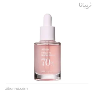 سرم روشن کننده نیاسین ۷۰ درصد هلو آنوا