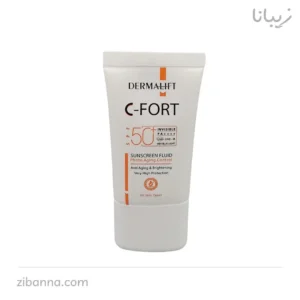 فلوئید ضد آفتاب بی رنگ سی فورت SPF50 درمالیفت مناسب انواع پوست