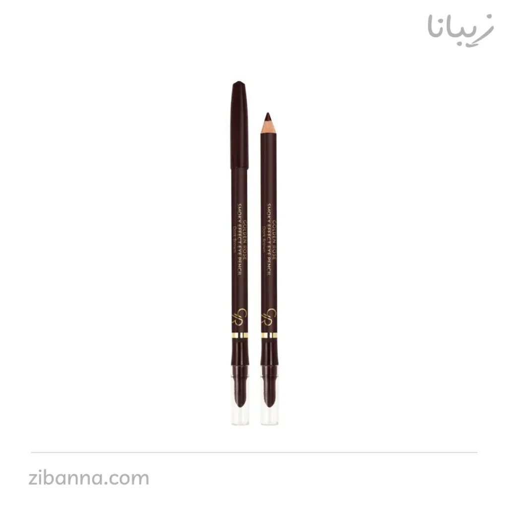 مداد چشم اسموکی افکت گلدن رز رنگ قهوه ای