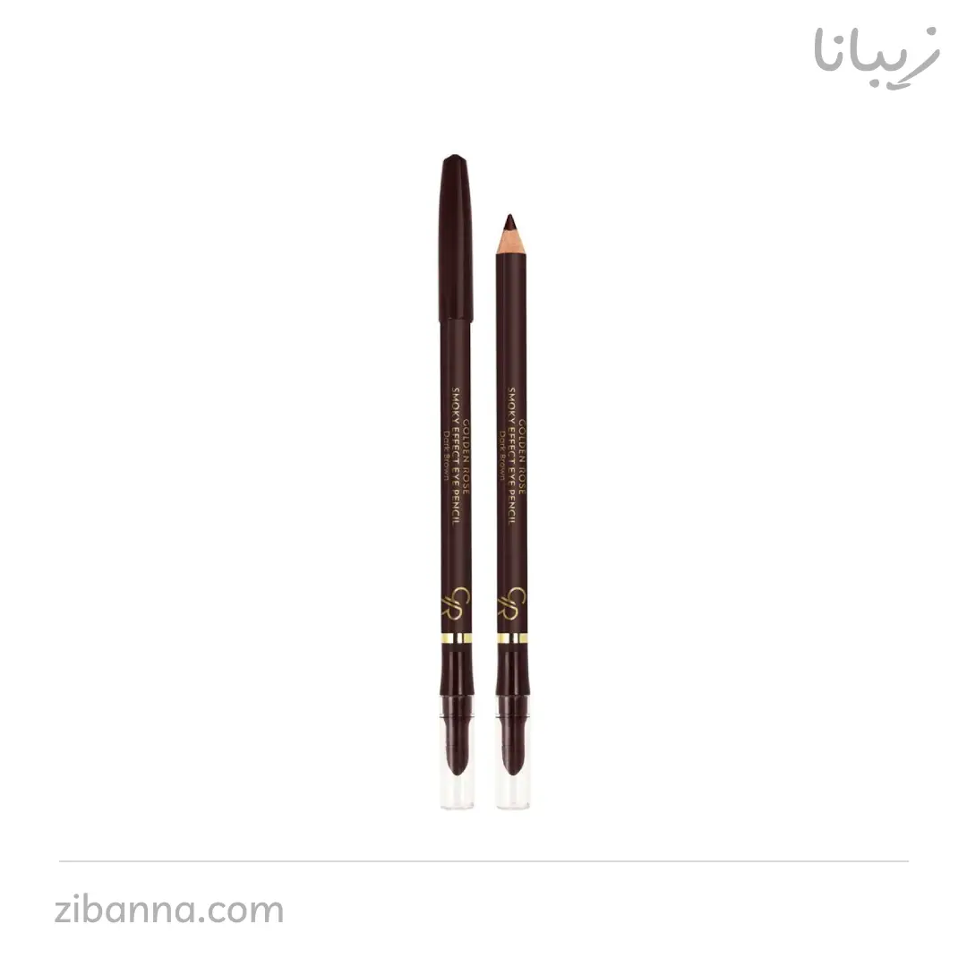 مداد چشم اسموکی افکت گلدن رز رنگ قهوه ای مداد چشم اسموکی افکت گلدن رز رنگ قهوه ای
