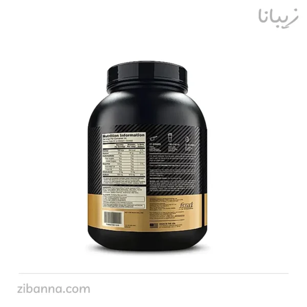 ایزو وی گلد استاندارد اوپتیموم Optimum Gold Standard 100% Isolate ایزو وی گلد استاندارد اوپتیموم Optimum Gold Standard 100% Isolate