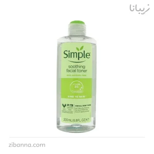 تونر سیمپل انواع پوست 200ml