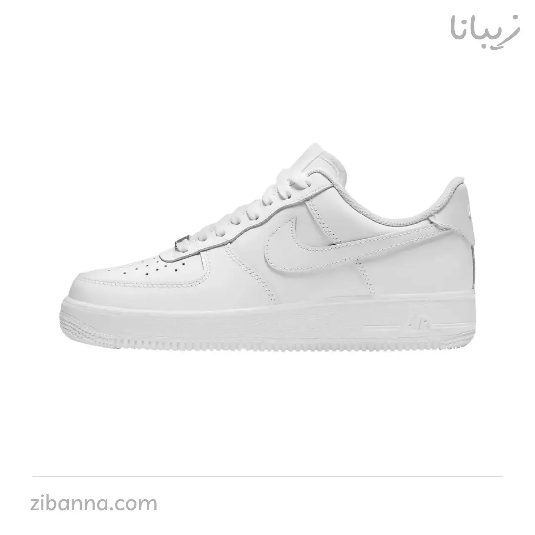 Nike Air Force 1 All White کتونی نایک ایرفورس وان سفید تمام