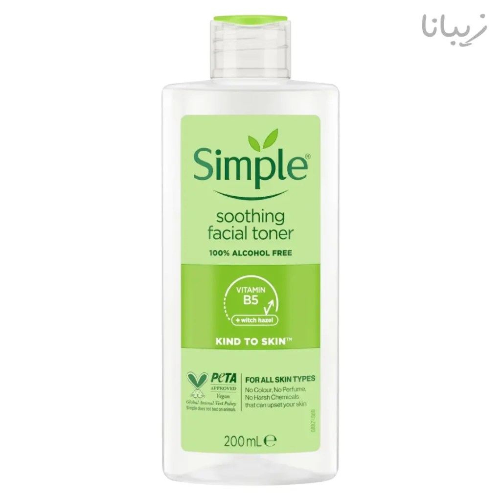 تونر سیمپل مدل kind to skin حجم 200 میلی لیتر