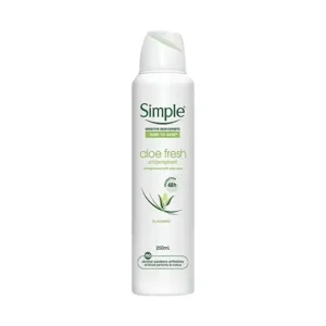 اسپری ضد تعریق 48 ساعته سیمپل رایحه ALOE FRESH حجم 250 میل