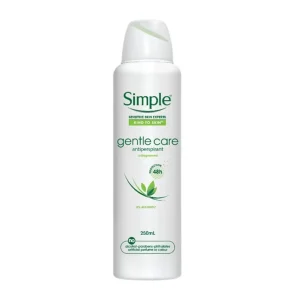 اسپری ضد تعریق بدون بو gentle care سیمپل 250 میل
