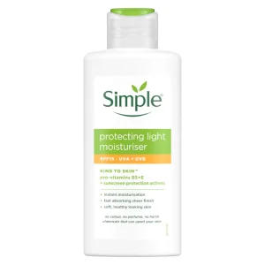 کرم آبرسان و مرطوب‌کننده لایت سیمپل حاوی ضد آفتاب با SPF15