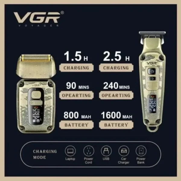 ماشین اصلاح دو قلو وی جی آر مدل V-641 ماشین اصلاح دو قلو وی جی آر مدل V-641