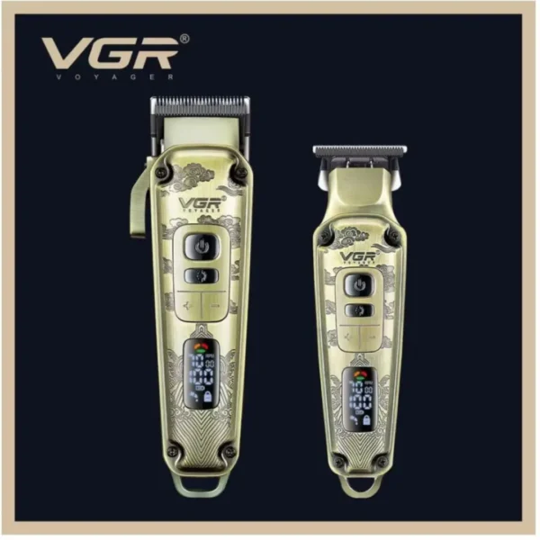 ست ماشین اصلاح وی جی آر مدل V-643 با تکنولوژی برش مستقیم و استیل ضد زنگ ست ماشین اصلاح وی جی آر مدل V-643 با تکنولوژی برش مستقیم و استیل ضد زنگ