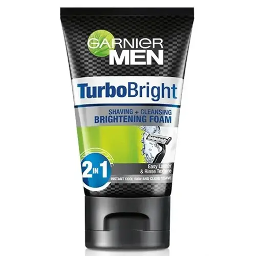 فوم شستشوی مردانه گارنیر سری TURBO BRIGHT مدل BRIGHTENING FOAM 2IN1