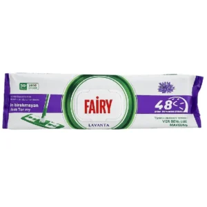 دستمال نظافت کف فیری Fairy مدل Lavanta Yağı رایحه اسطوخودوس بسته ۵۰ عددی