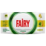 دستمال مرطوب ضدعفونیکننده و پاککننده سطوح فیری مدل Limon تعداد ۱۰۰ عددی