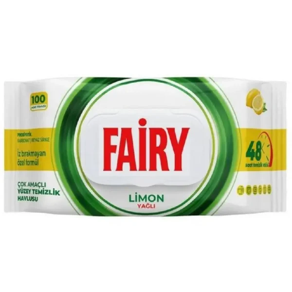دستمال مرطوب ضدعفونیکننده و پاککننده سطوح فیری مدل Limon تعداد ۱۰۰ عددی دستمال مرطوب ضدعفونیکننده و پاککننده سطوح فیری مدل Limon تعداد ۱۰۰ عددی