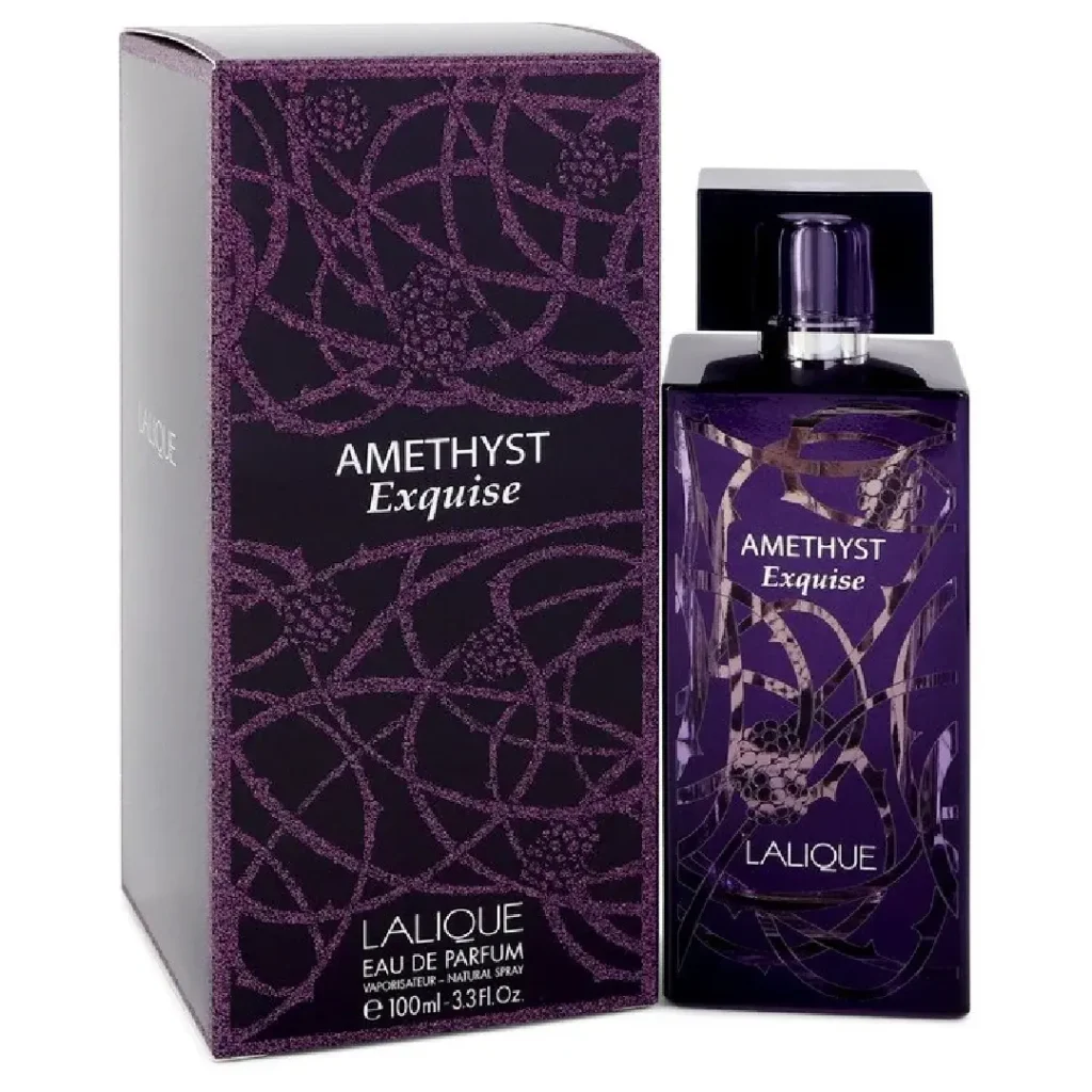 ادو پرفیوم زنانه لالیک آمیتیس اکسکیز Lalique Amethyst Exquise حجم ۱۰۰ میلی‌لیتر اصل