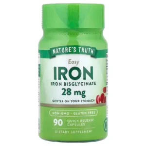 کپسول آهن ایزی آیرون 28 نیچرز تروث Nature’s Truth بسته ۹۰ عددی