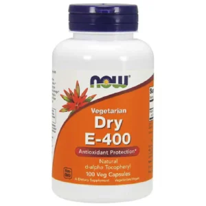 ویتامین E-400 ناو فودز NOW Foods با ترکیب توکوفرول‌ها بسته ۱۰۰ عددی