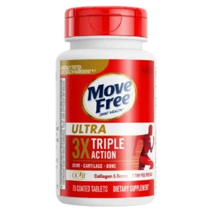 قرص موو فری اولترا تریپل اکشن Schiff Move Free Ultra Triple Action بسته ۷۵ عددی