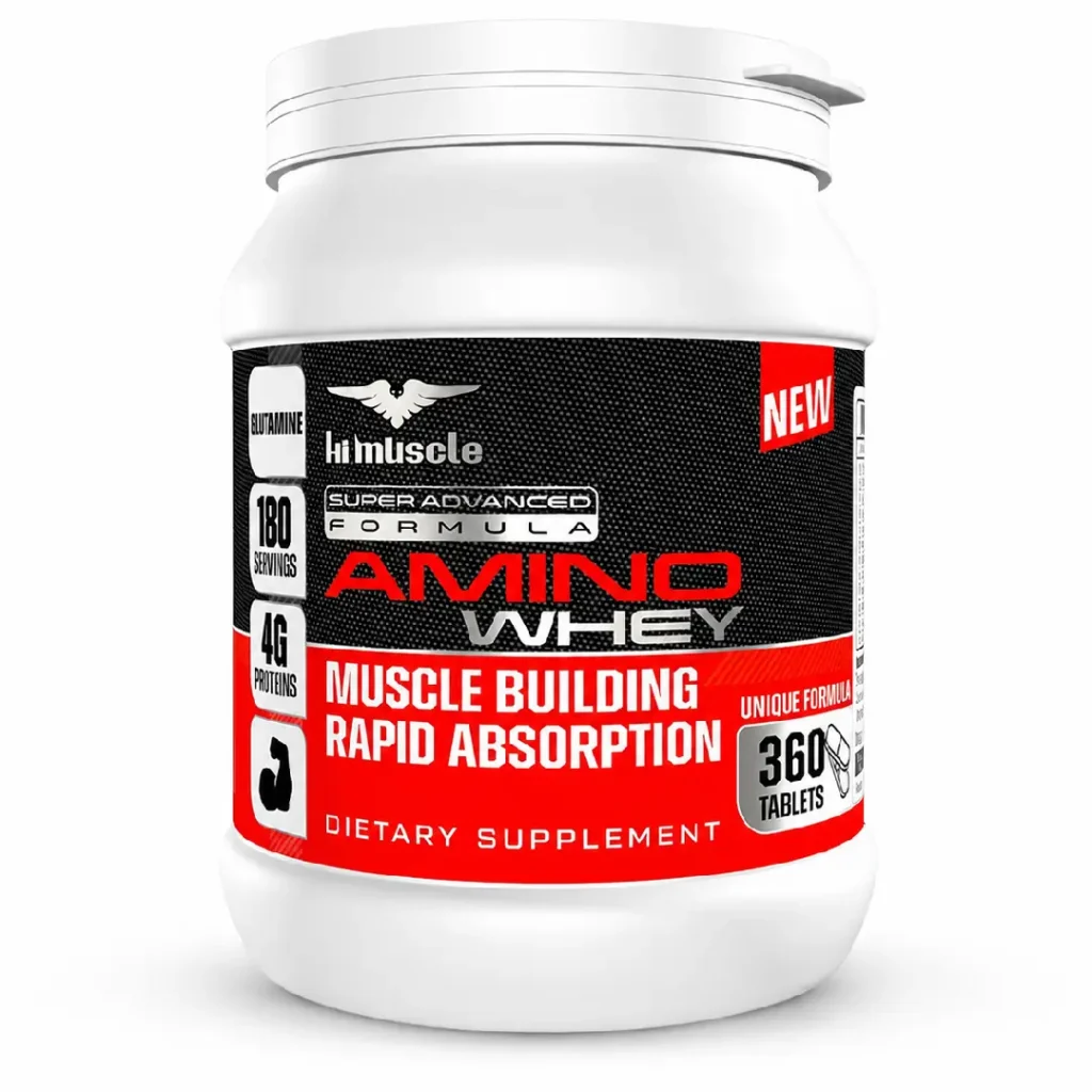 آمینو وی 360تایی های ماسل آلمان hi muscle AMINO WHEY