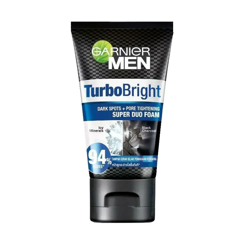 فوم شستشوی مردانه روشن کننده گارنیر مدل Turbo Bright