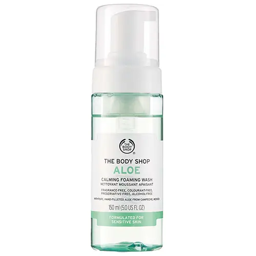 فوم شستشو صورت بادی شاپ مدل Aloe حجم 150 میلی لیتر