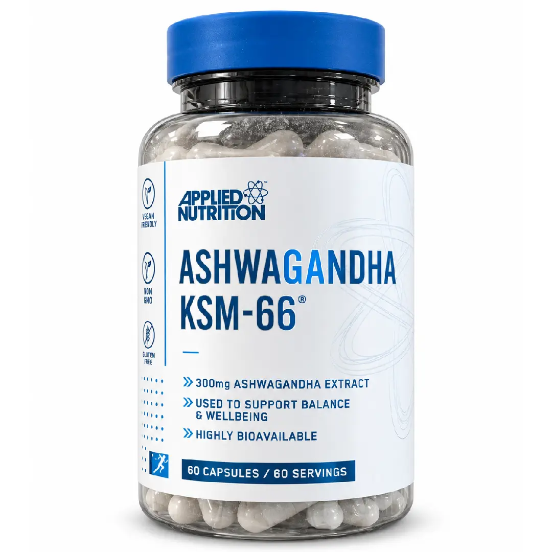 آشواگاندا KSM-66 اپلاید نوتریشن ۳۰۰ میلیگرم ۶۰ کپسول آشواگاندا KSM-66 اپلاید نوتریشن ۳۰۰ میلیگرم ۶۰ کپسول