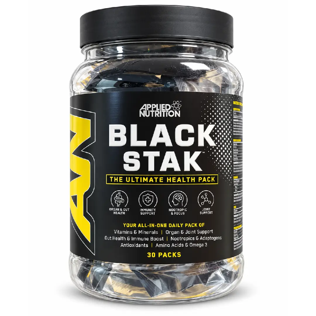 پک مکمل روزانه Black Stak اپلاید نوتریشن ۳۰ پک پک مکمل روزانه Black Stak اپلاید نوتریشن ۳۰ پک