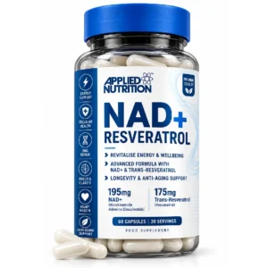 مکمل NAD+ و رسوراترول Applied Nutrition – ۶۰ کپسول