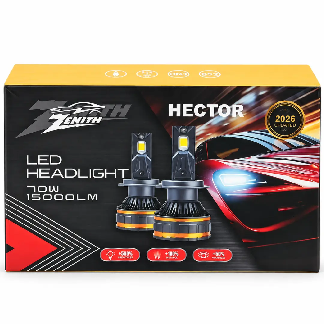هدلایت خودرو هکتور HECTOR پایه H4 هدلایت خودرو هکتور HECTOR پایه H4