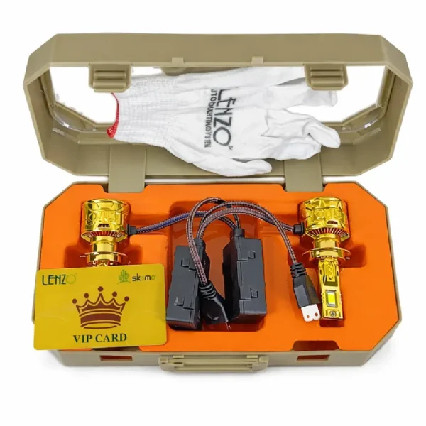هدلایت خودرو لنزو LENZO مدل V125 PRO MAX پایه H7 بسته ۲ عددی هدلایت خودرو لنزو LENZO مدل V125 PRO MAX پایه H7 بسته ۲ عددی