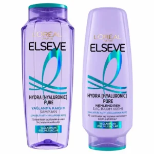 شامپو لورال موهای چرب مدل Hydra Hyaluronic Pure حجم 300 میلی‌لیتر