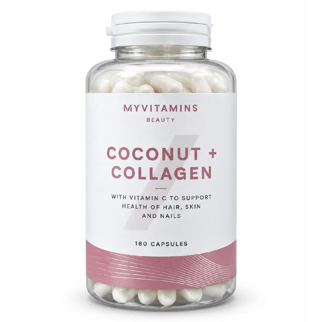 کپسول کوکونات و کلاژن مایویتامینز Myvitamins Coconut & Collagen بسته ۱۸۰ عددی کپسول کوکونات و کلاژن مایویتامینز Myvitamins Coconut & Collagen بسته ۱۸۰ عددی