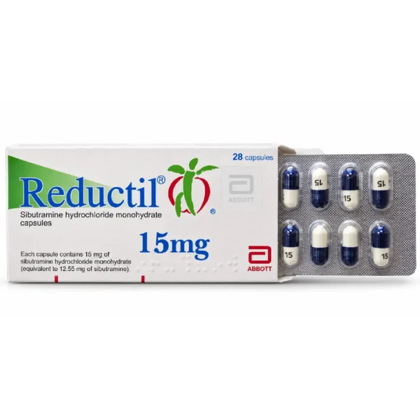 کپسول ریداکتیل Reductil 15 mg حاوی سیبوترامین بسته ۲۸ عددی کپسول ریداکتیل Reductil 15 mg حاوی سیبوترامین بسته ۲۸ عددی