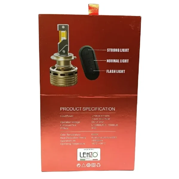 هدلایت ریموتدار خودرو تک پرو TECHPRO مدل L150 هدلایت ریموتدار خودرو تک پرو TECHPRO مدل L150
