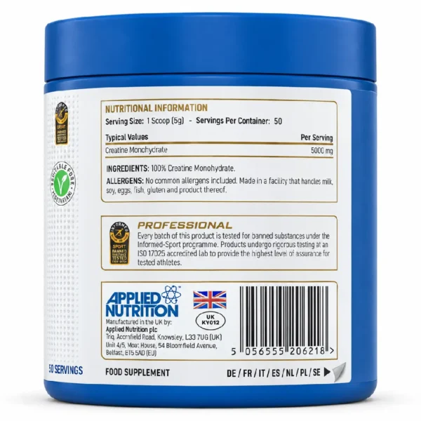 applied-nutrition-creatine-qr-new-packaging (3) کراتین مونوهیدرات اپلاید نوتریشن طرح جدید با QR کد استعلام اصالت