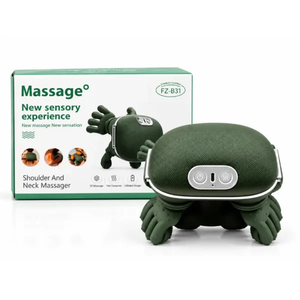 fz-b31-3d-neck-shoulder-massager (1) ماساژور برقی گردن و شانه طرح دست مدل FZ-B31 شارژی و حرارتی