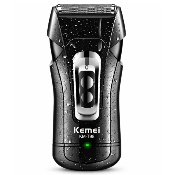 kemei-km-t98-waterproof-foil-shaver (1) شیور کیمی مدل KM-T98 ضد آب و صفرزن