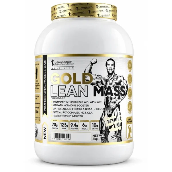 kevin-levrone-gold-lean-mass-3kg گینر گلد لین مس کوین لورون مدل Gold Lean Mass وزن ۳ کیلوگرم