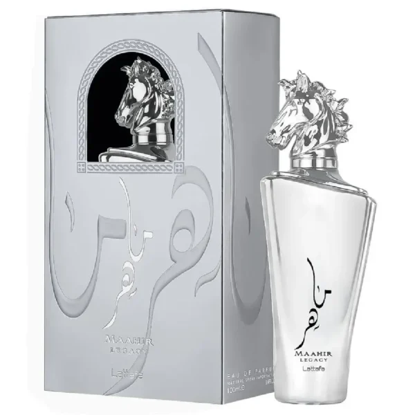 عطر ماهر لگاسی Maahir Legacy لطافه ۱۰۰ میلیلیتر (نقرهای) عطر ماهر لگاسی Maahir Legacy لطافه ۱۰۰ میلیلیتر (نقرهای)