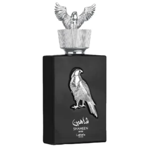 ادو پرفیوم مردانه لطافه مدل شاهین با رایحه خنک و تند حجم 100 میلی لیتر ادو پرفیوم مردانه لطافه مدل شاهین با رایحه خنک و تند حجم 100 میلی لیتر