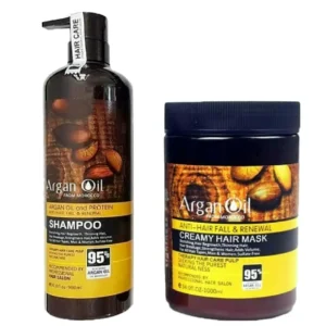 lightness-argan-shampoo-hair-mask-set پکیج شامپو و ماسک مو لایتنس مدل argan ( اسلواکی اصل )