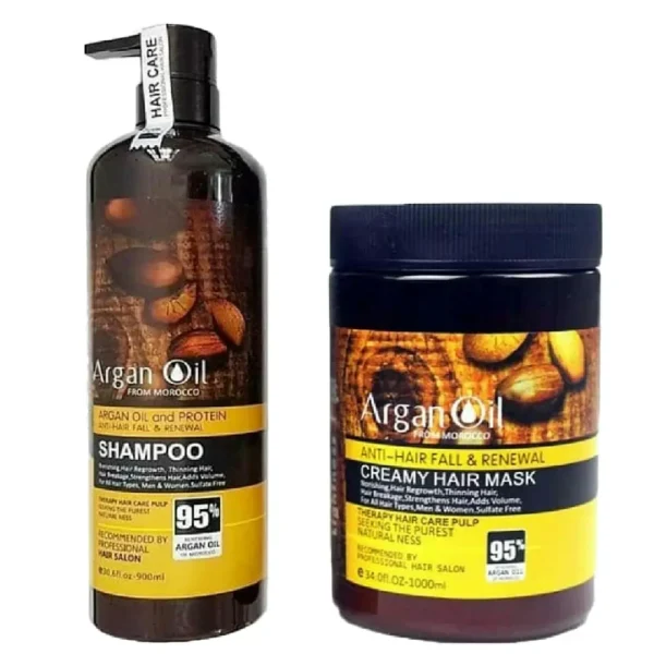 lightness-argan-shampoo-hair-mask-set پکیج شامپو و ماسک مو لایتنس مدل argan ( اسلواکی اصل )