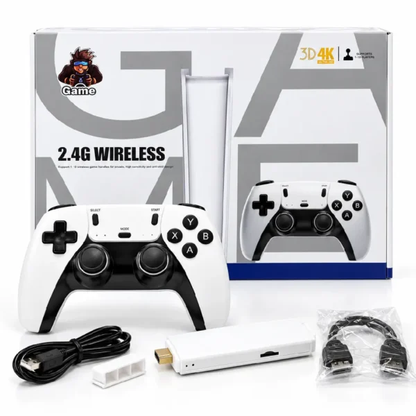 m15-wireless-game-stick-console (1) گیم استیک M15 وکیوم | کنسول بازی HDMI با دو دسته بیسیم 2.4G
