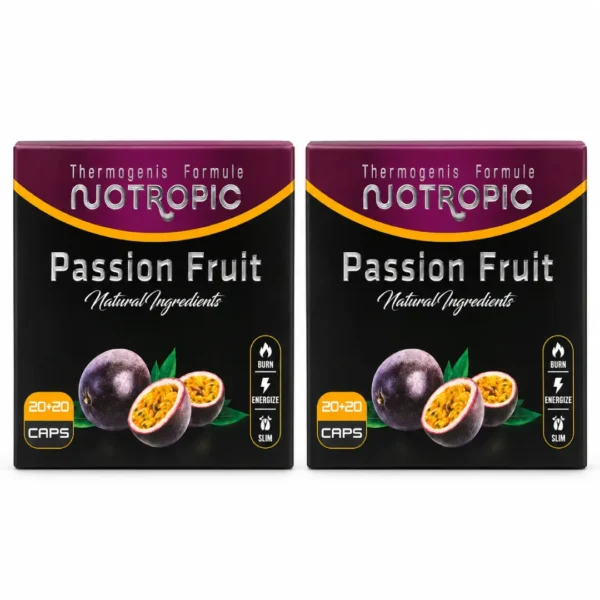 nootropic-passion-fruit-2-pack-80-capsules پک دو عددی قرص لاغری نوتروپیک پشن فروت Passion Fruit مجموع ۸۰ کپسول