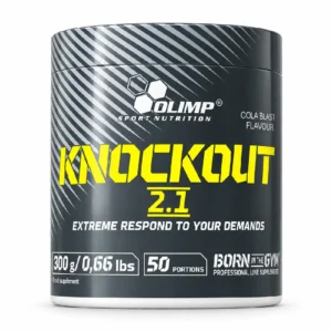 olimp-knockout-2-1-pre-workout-300g مکمل پمپ قبل تمرین الیمپ مدل Knockout 2.1 وزن ۳۰۰ گرم