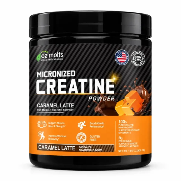 oz-molts-micronized-creatine-300g (4) پودر کراتین مونوهیدرات میکرونایز طعمدار اوز مولتس (Oz Molts Micronized Creatine Powder) – ۳۰۰ گرم