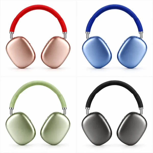 p9-wireless-bluetooth-headphones (1) هدفون بلوتوثی بیسیم مدل P9 با طراحی دورگوشی