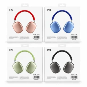 p9-wireless-bluetooth-headphones هدفون بلوتوثی بیسیم مدل P9 با طراحی دورگوشی