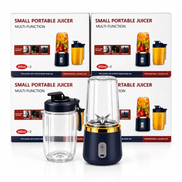 portable-electric-shaker-blender-2x400ml (1) شیکر برقی شارژی دو لیوانه مدل Portable Juicer ظرفیت ۴۰۰ میلیلیتر
