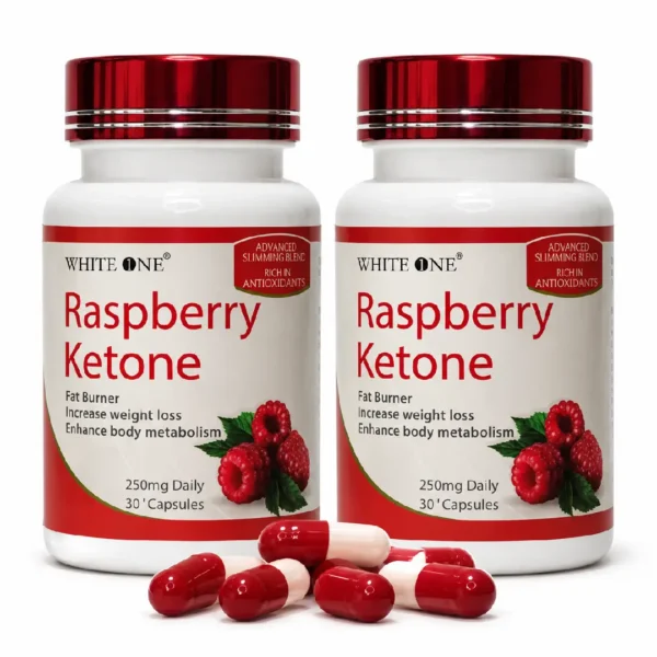 raspberry-ketone-2-pack-60-capsules پک دو عددی قرص لاغری رزبری کتون Raspberry Ketone مجموع ۶۰ کپسول